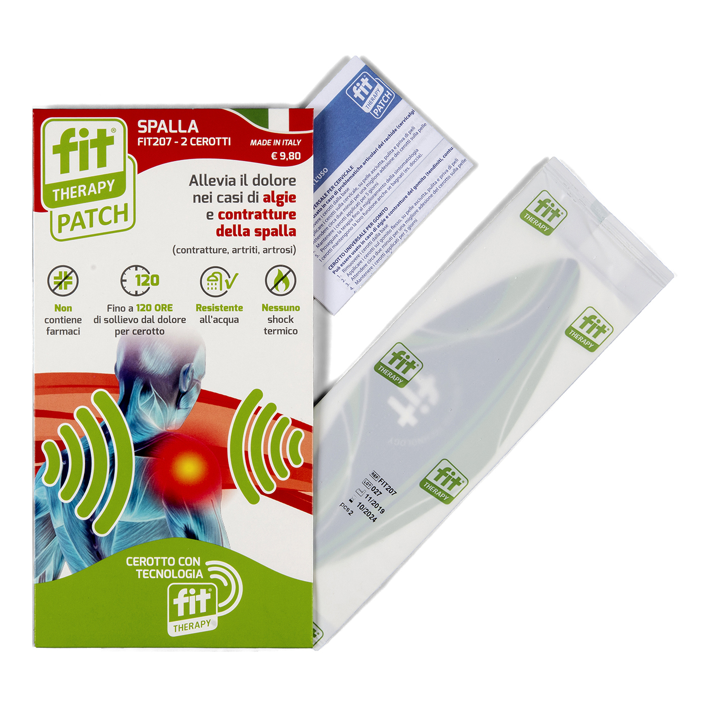Cerotto fit therapy spalla 2 pezzi