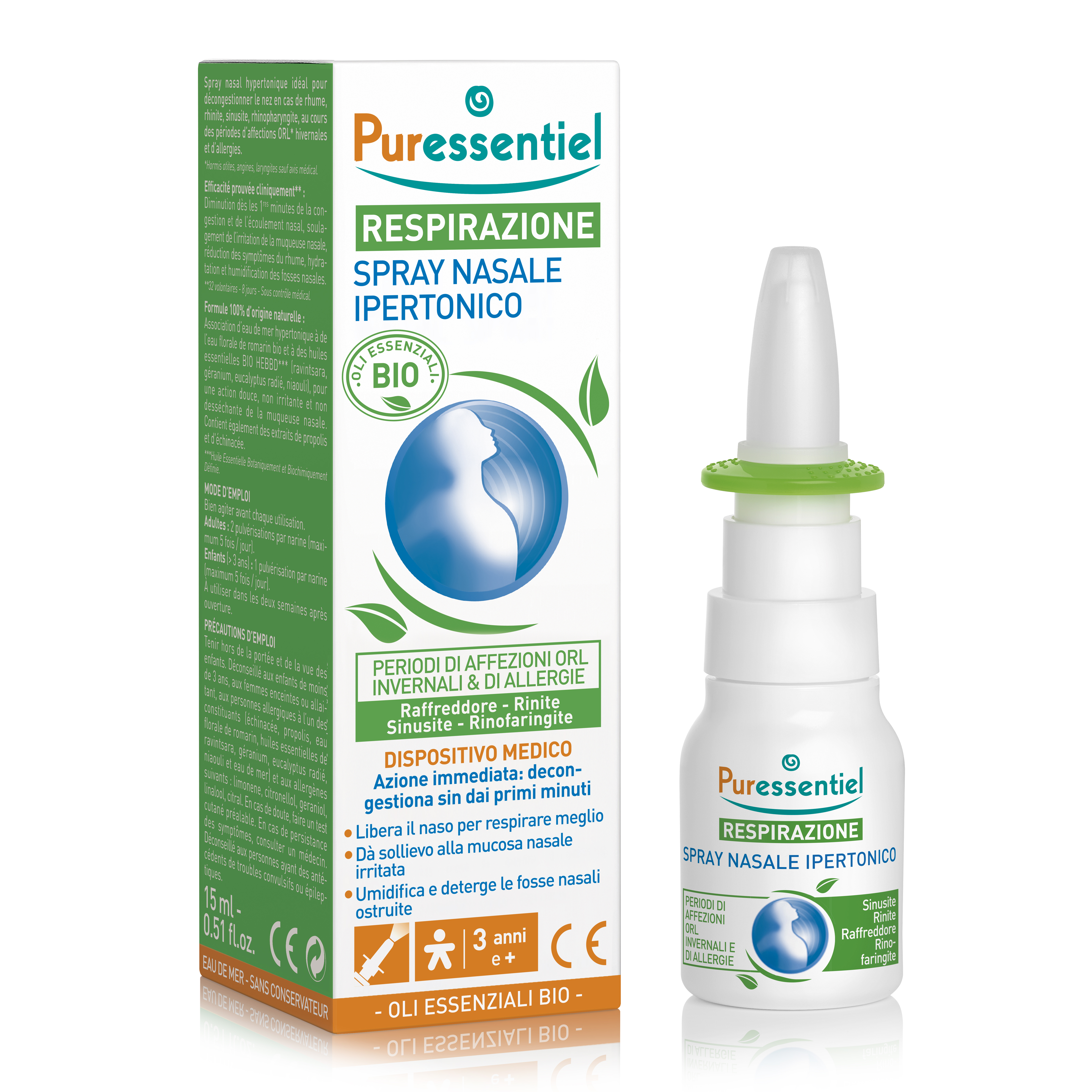 Puressentiel spray nasale bio 15 ml
