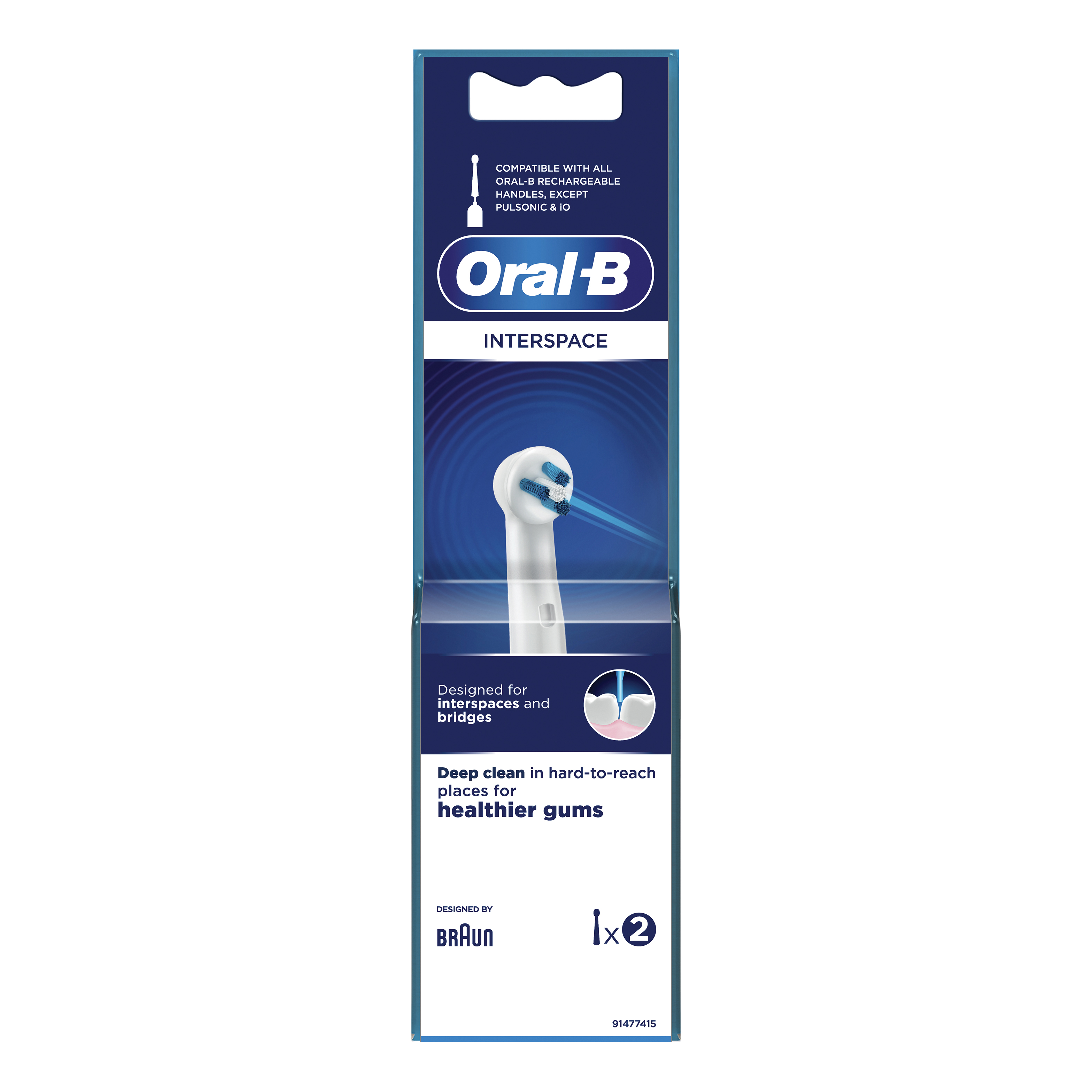 Oral-b power refill interspace ricarica spazzolino elettrico