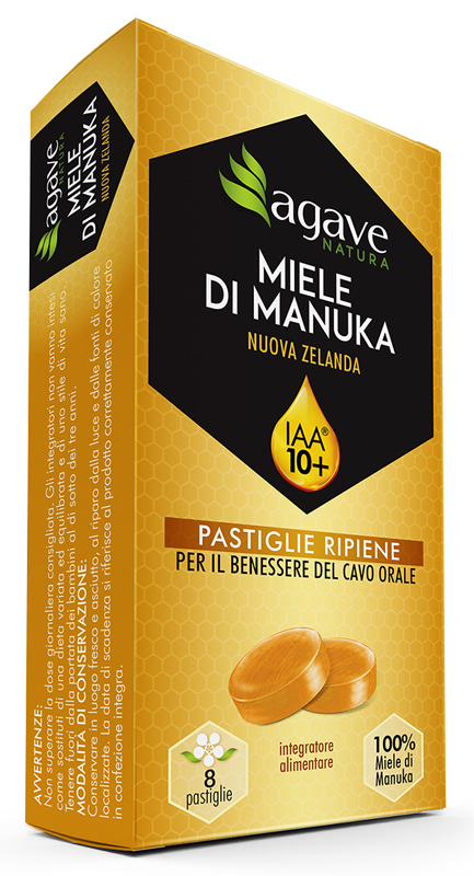 Agave natura manuka iaa 10+ 8 pastiglie 20 g