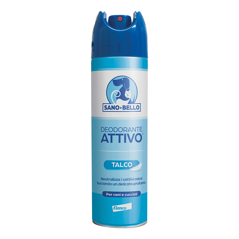 SANOeBELLO CANE DEODORANTE ATTIVO TALCO 250 ML