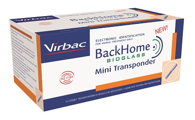 Backhome Mini Trasponder Mini Microcip Uso Veterinario 10 Pezzi