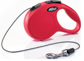 Flexi Guinzaglio Classic Corda "S" 8 Mt Rosso