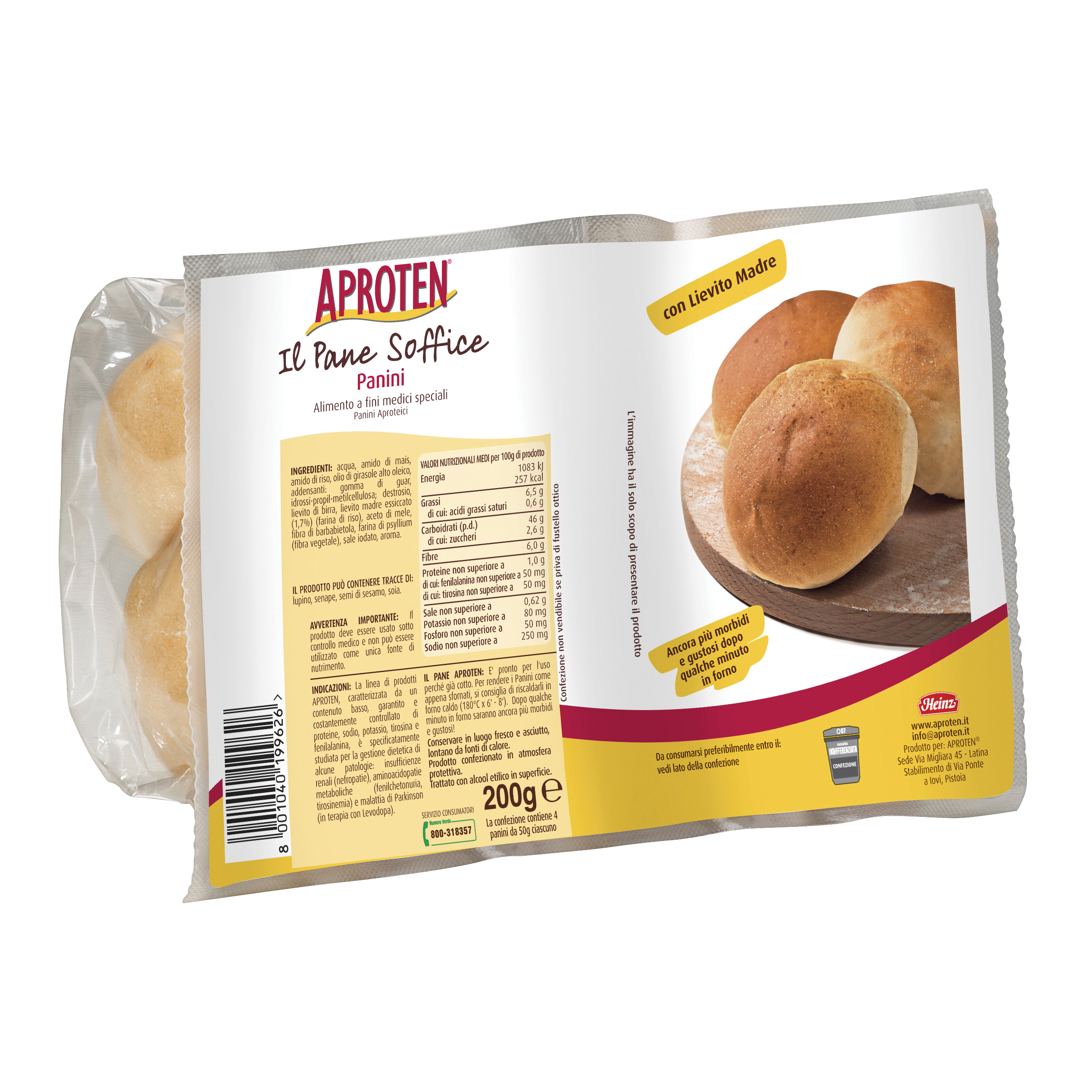 Aproten panini 4x50g