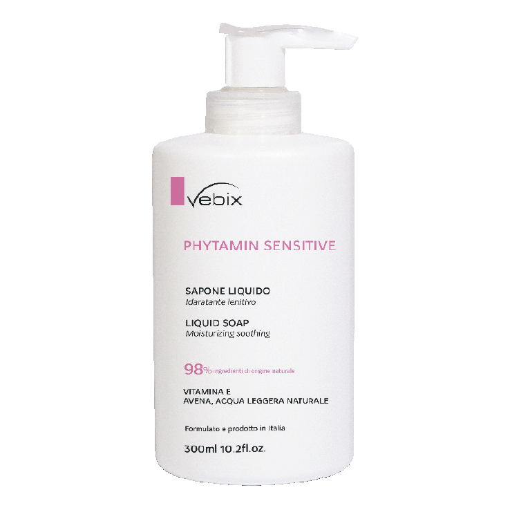 Vebix phytamin pelli sensibili sapone liquido 300 ml