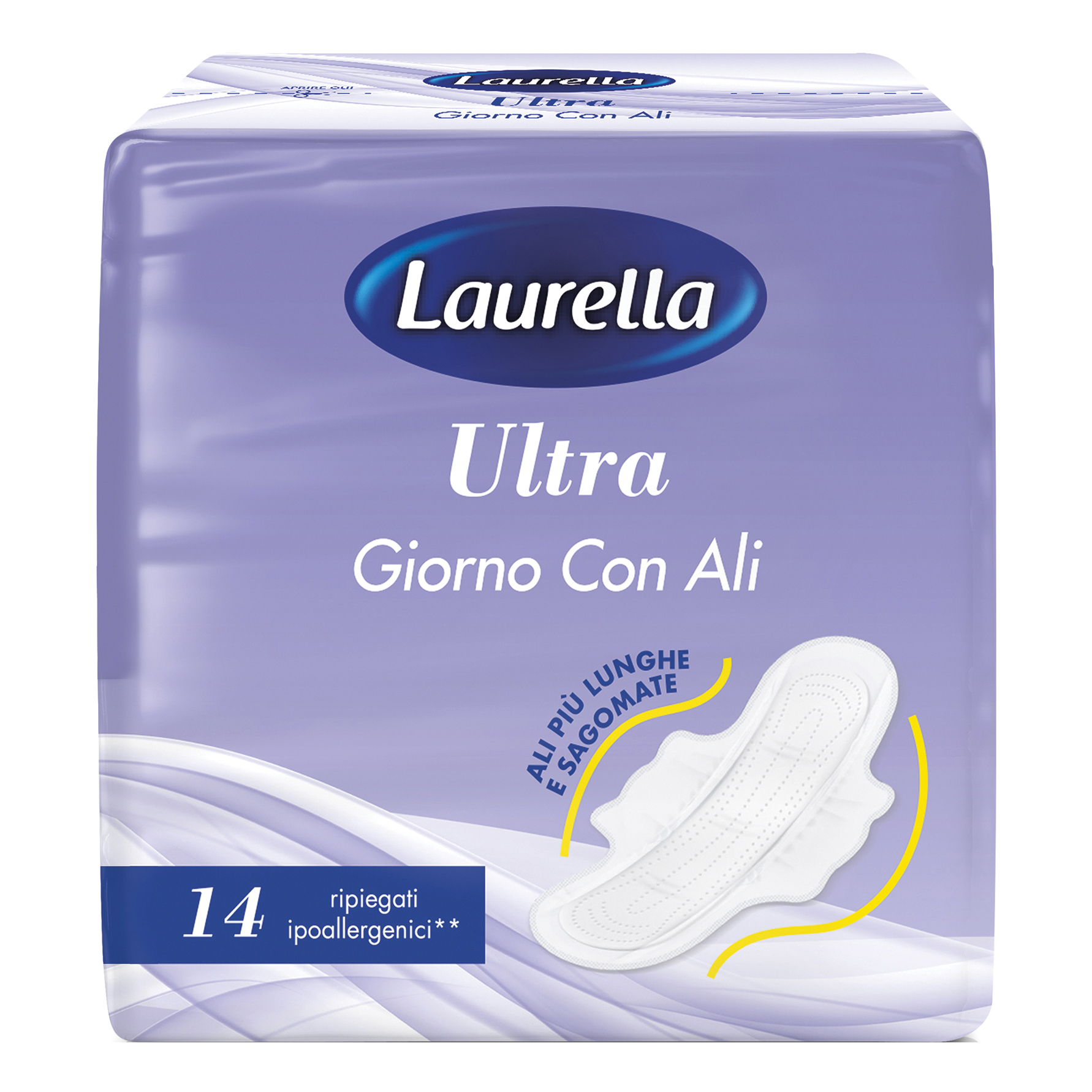 Laurella assorbente ultra giorno con ali 14 pezzi