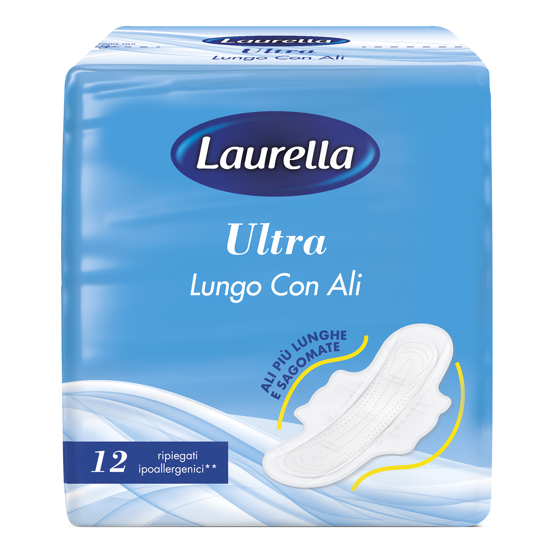 Laurella assorbente ultra lungo con ali 12 pezzi