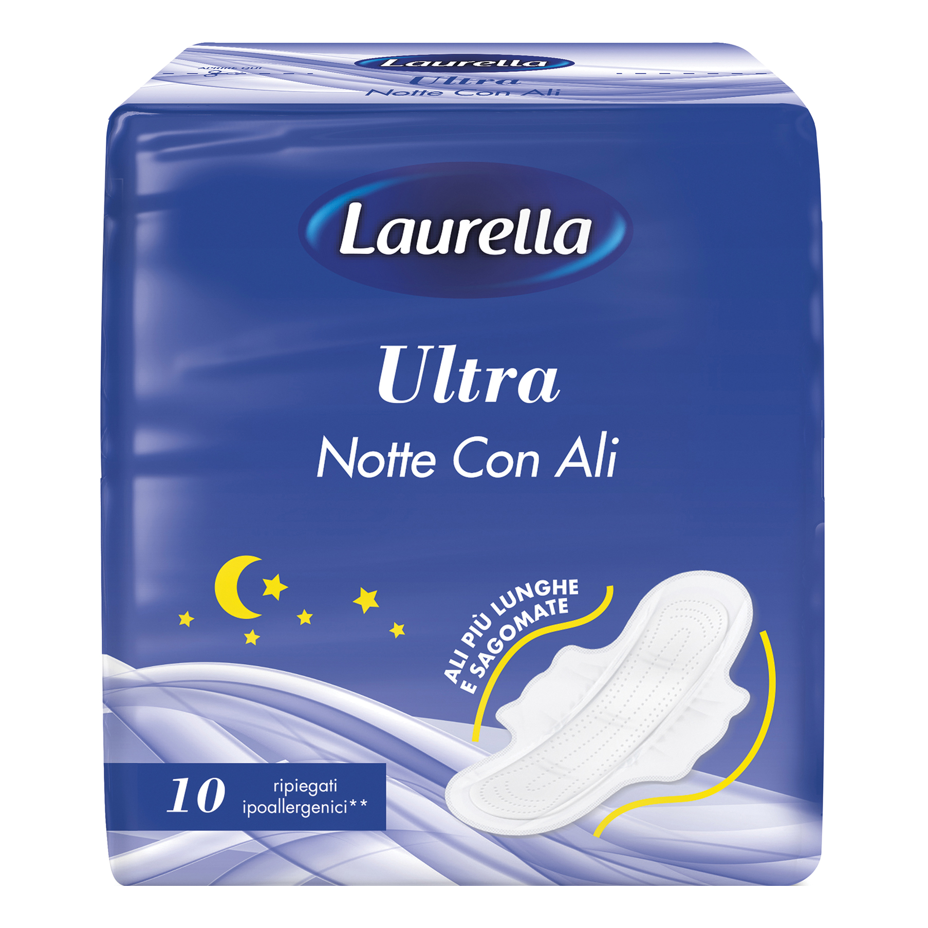 Laurella assorbente ultra super notte con ali 10 pezzi
