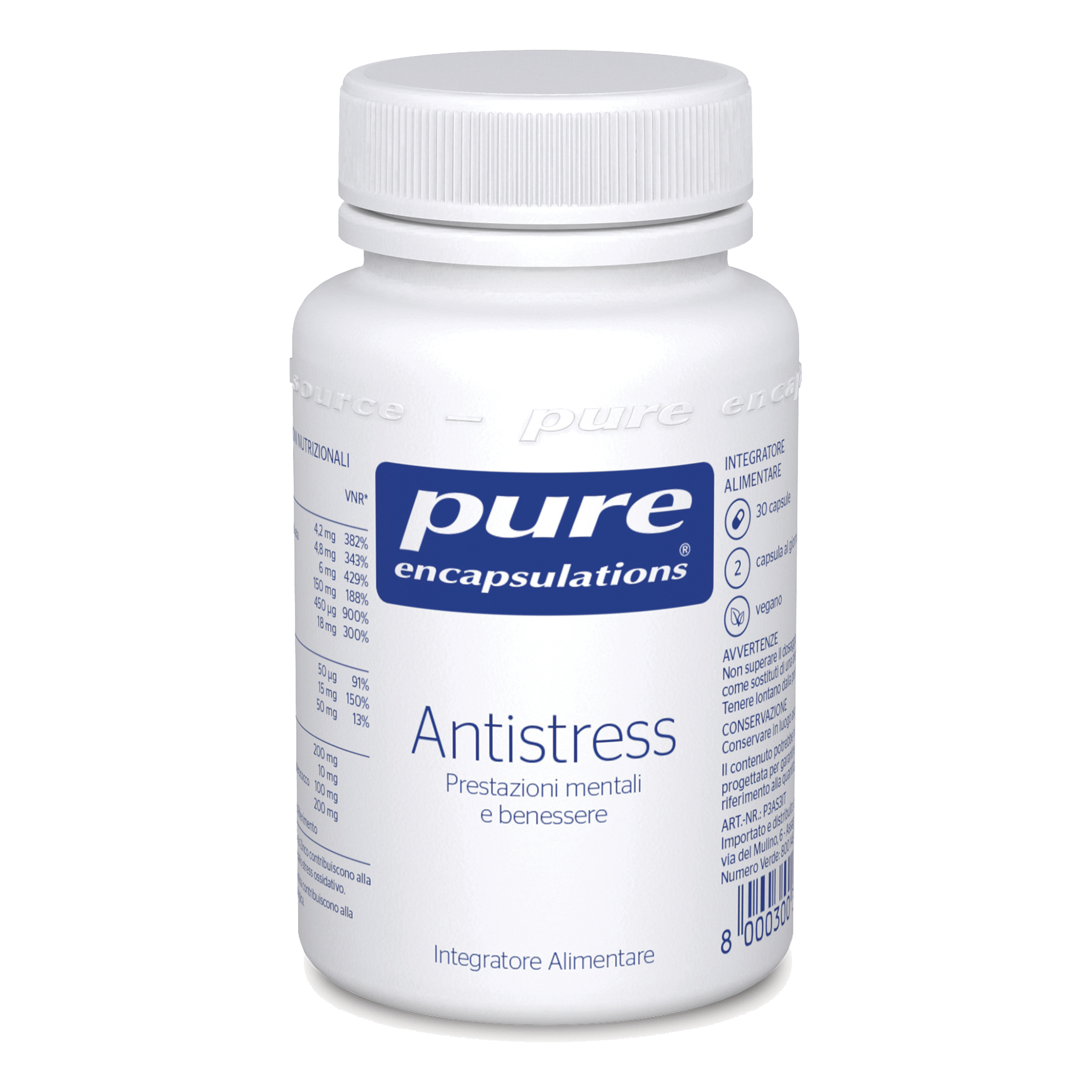Pure encapsulations antistress 30 capsule