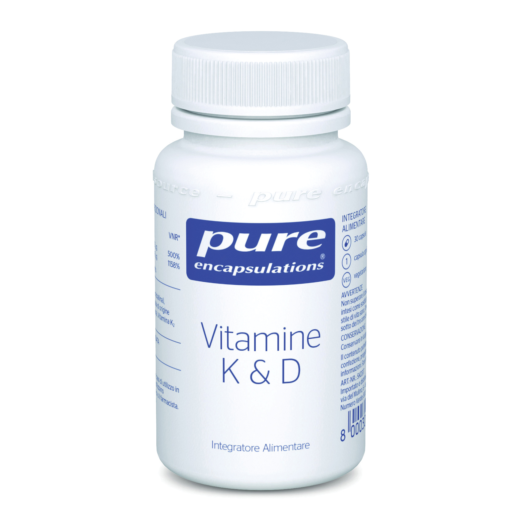 Pure encapsulations vitamine k &amp; d 30 capsule