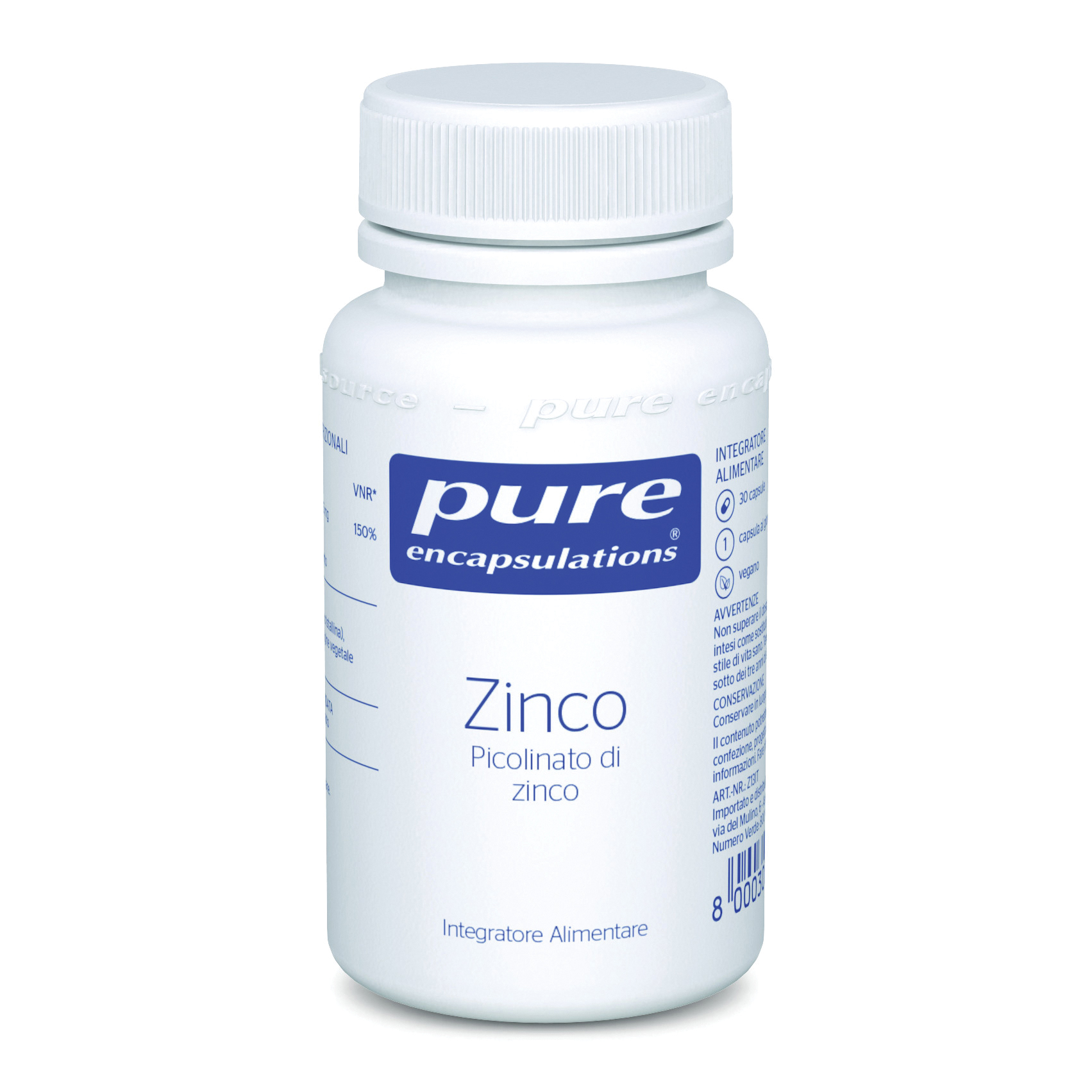 Pure encapsulations zinco 30 capsule