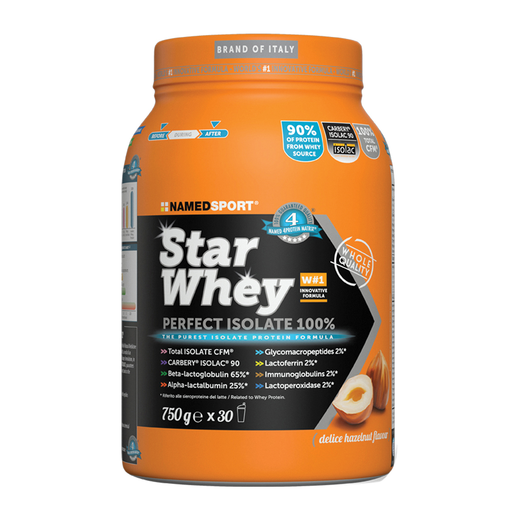 Star whey perfect isolate 100 delice hazelnut 750 g