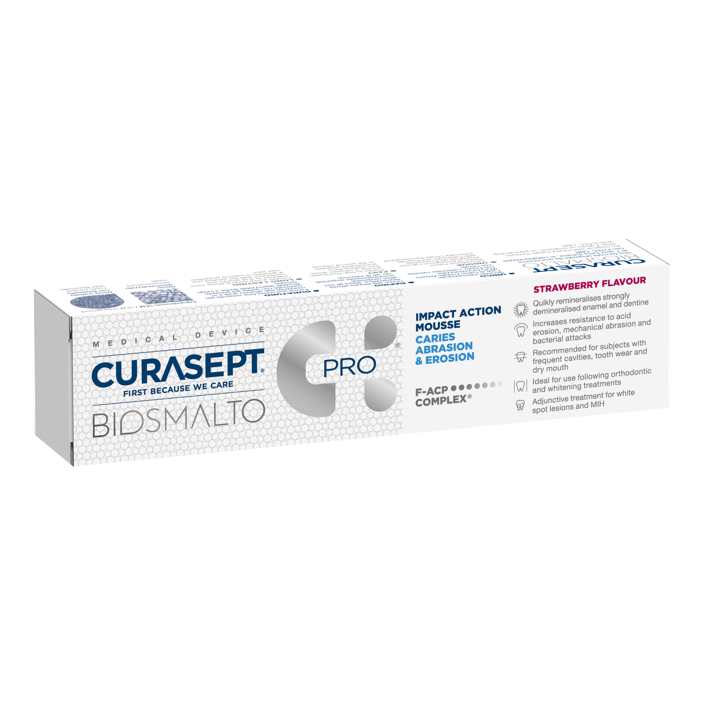 Curasept Biosmalto Mousse Fragola 50 ml