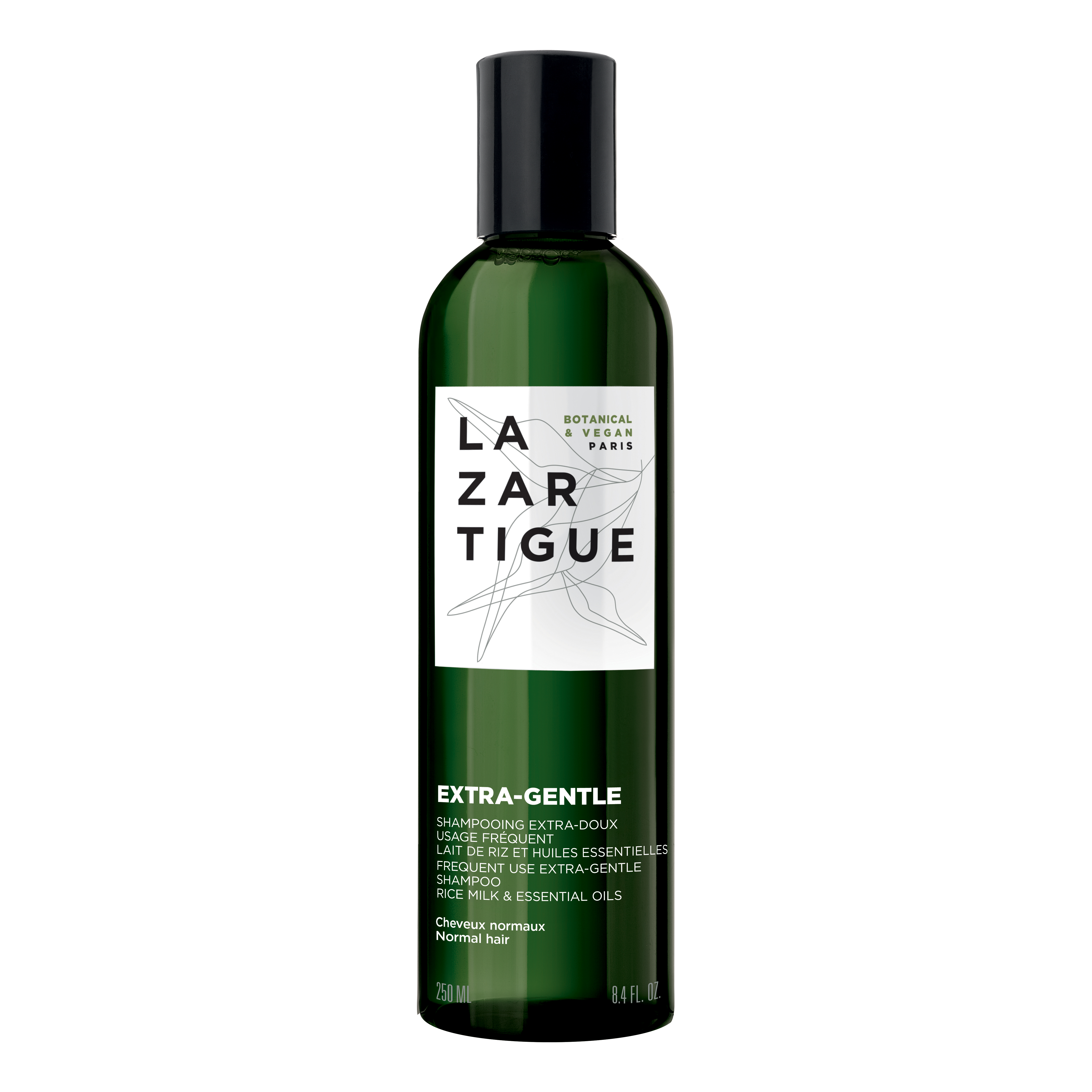 Lazartigue extra gentle shampoo uso frequente lait de riz et huiles essentielles 250 ml