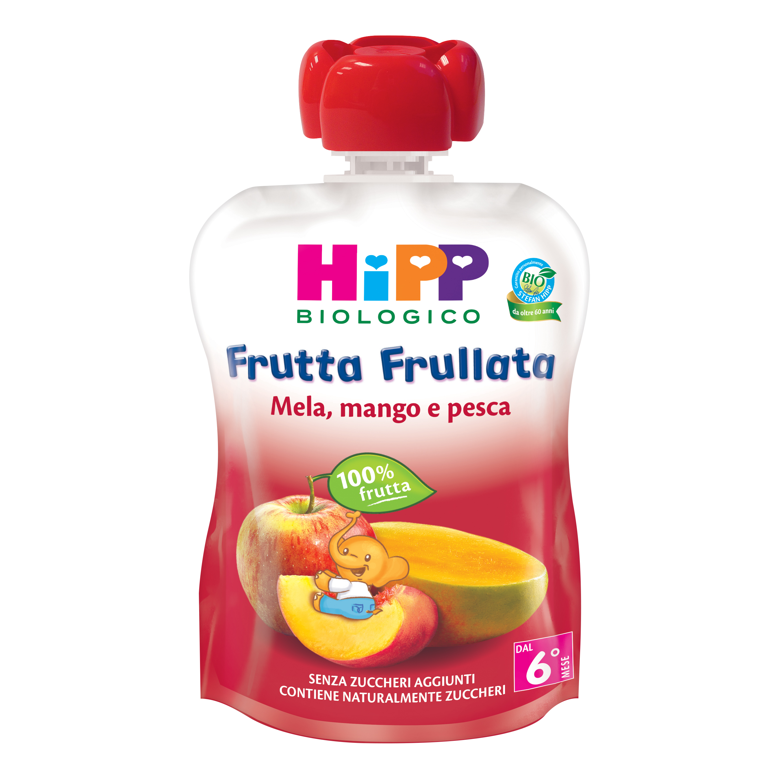 Hipp frutta frull mel/mang/pes