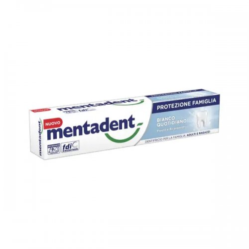 Mentadent Dentifricio Protezione Famiglia Bianco Quotidiano 75ml