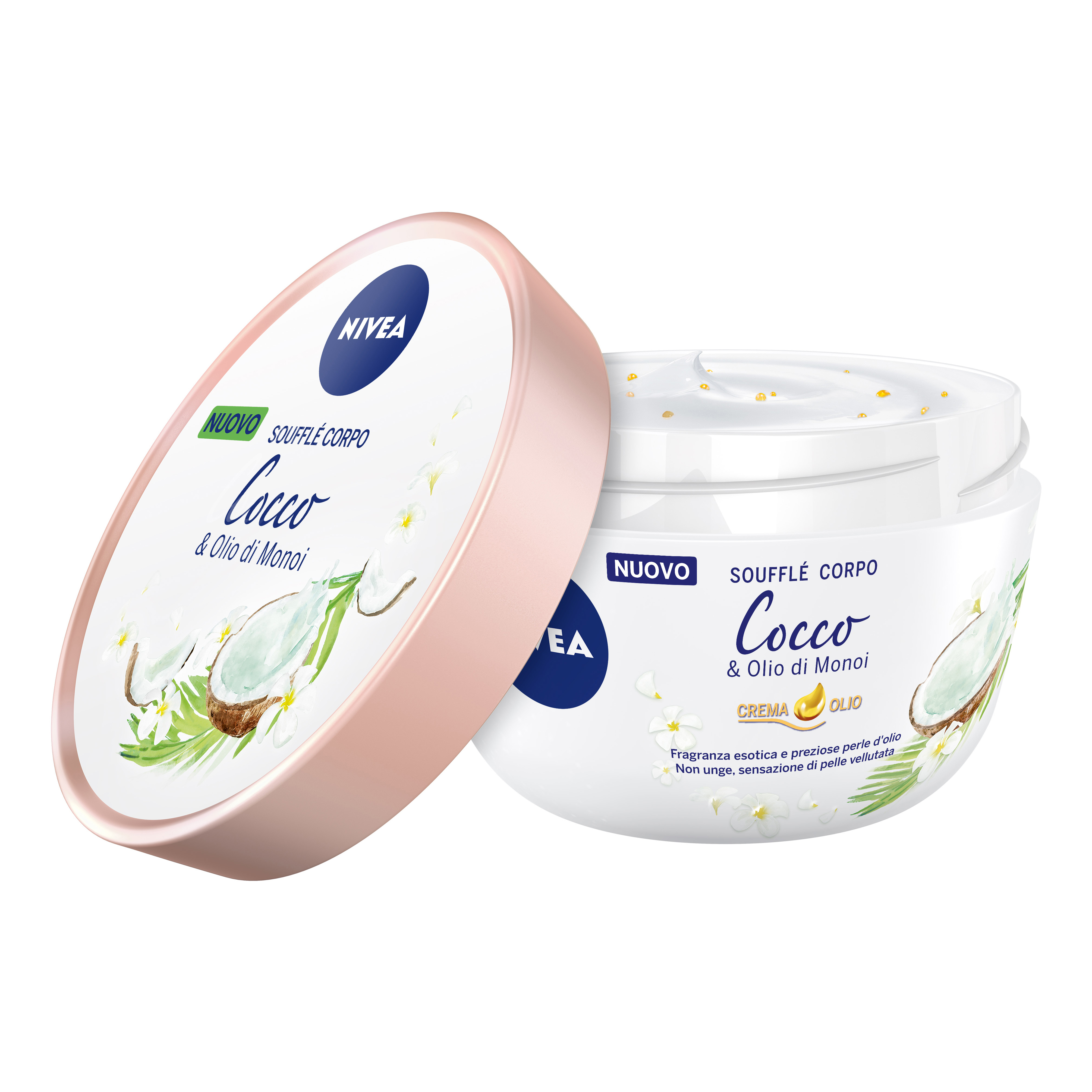Nivea souffle' corpo cocco 200 ml