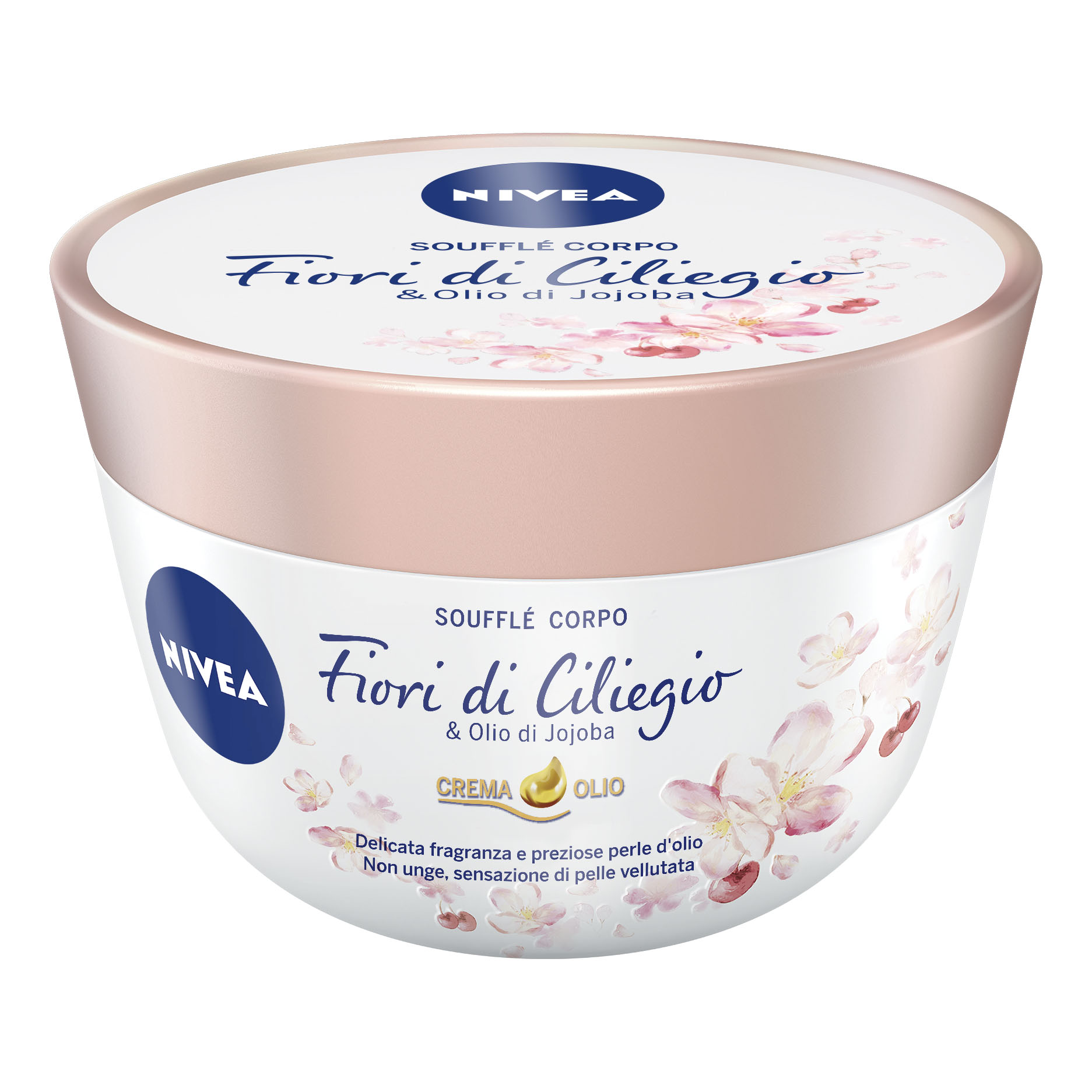 Nivea souffle' corpo fiori di ciliegio 200 ml