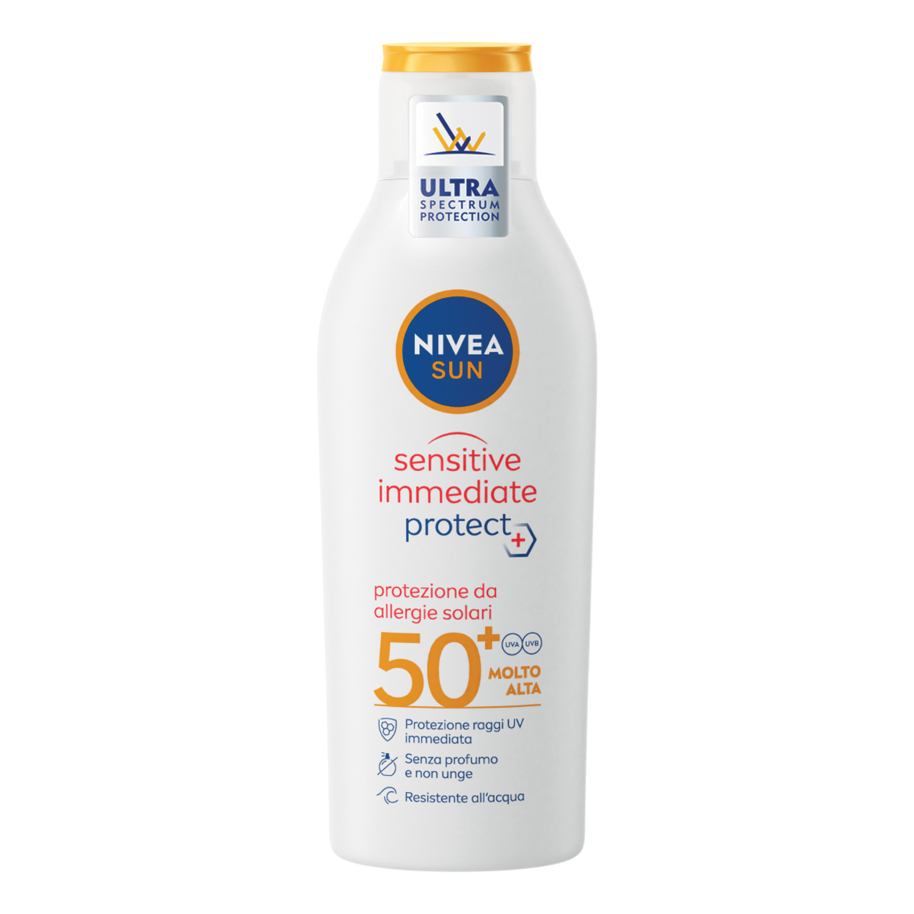 Nivea sun sensitive immediate protect latte fp50+ 200 ml