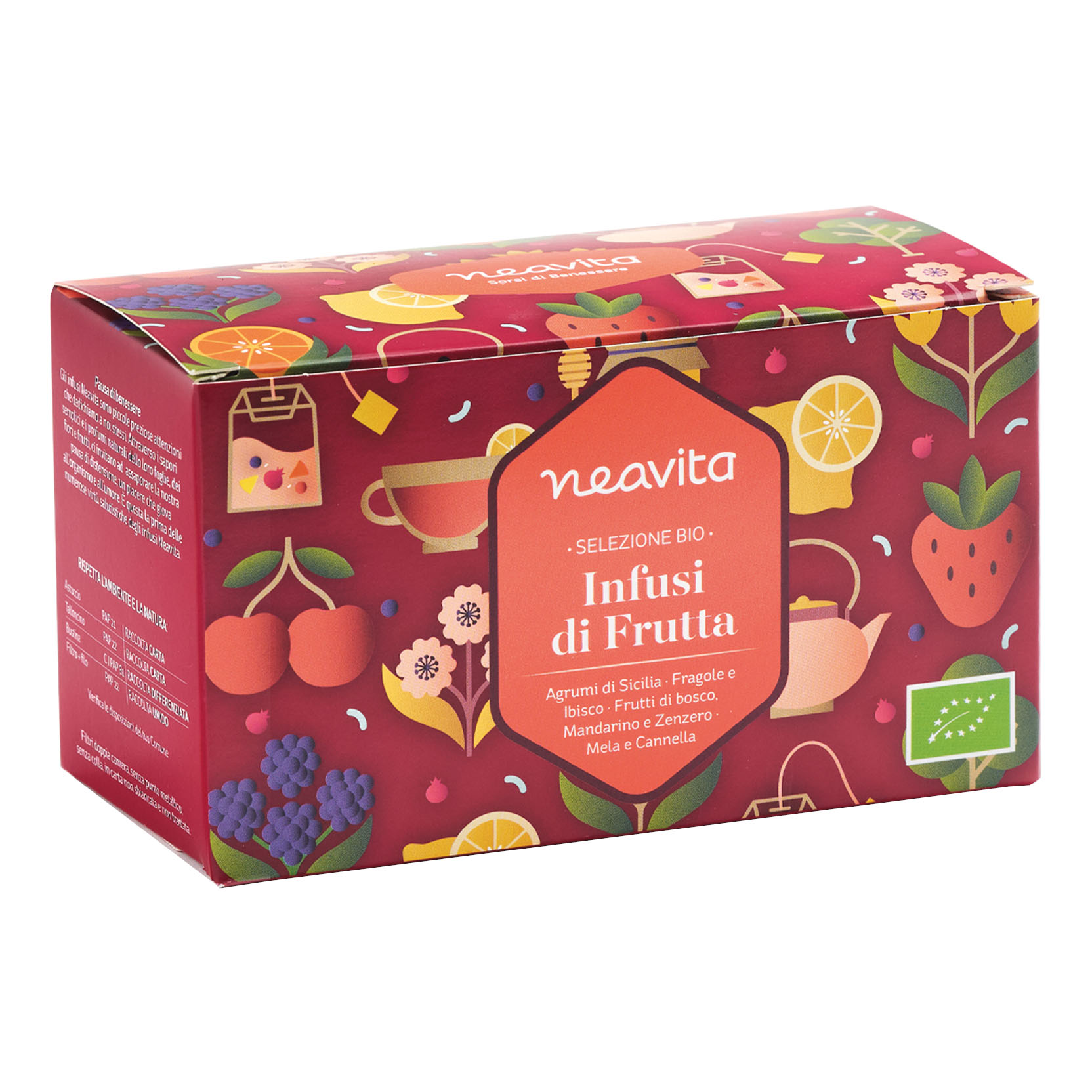 Selezione infusi di frutta in filtro bio 1 pezzo