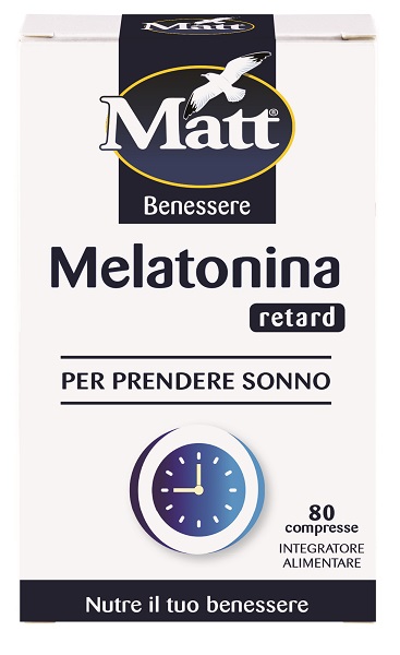 Matt Benessere Melatonina Retard 80 Compresse