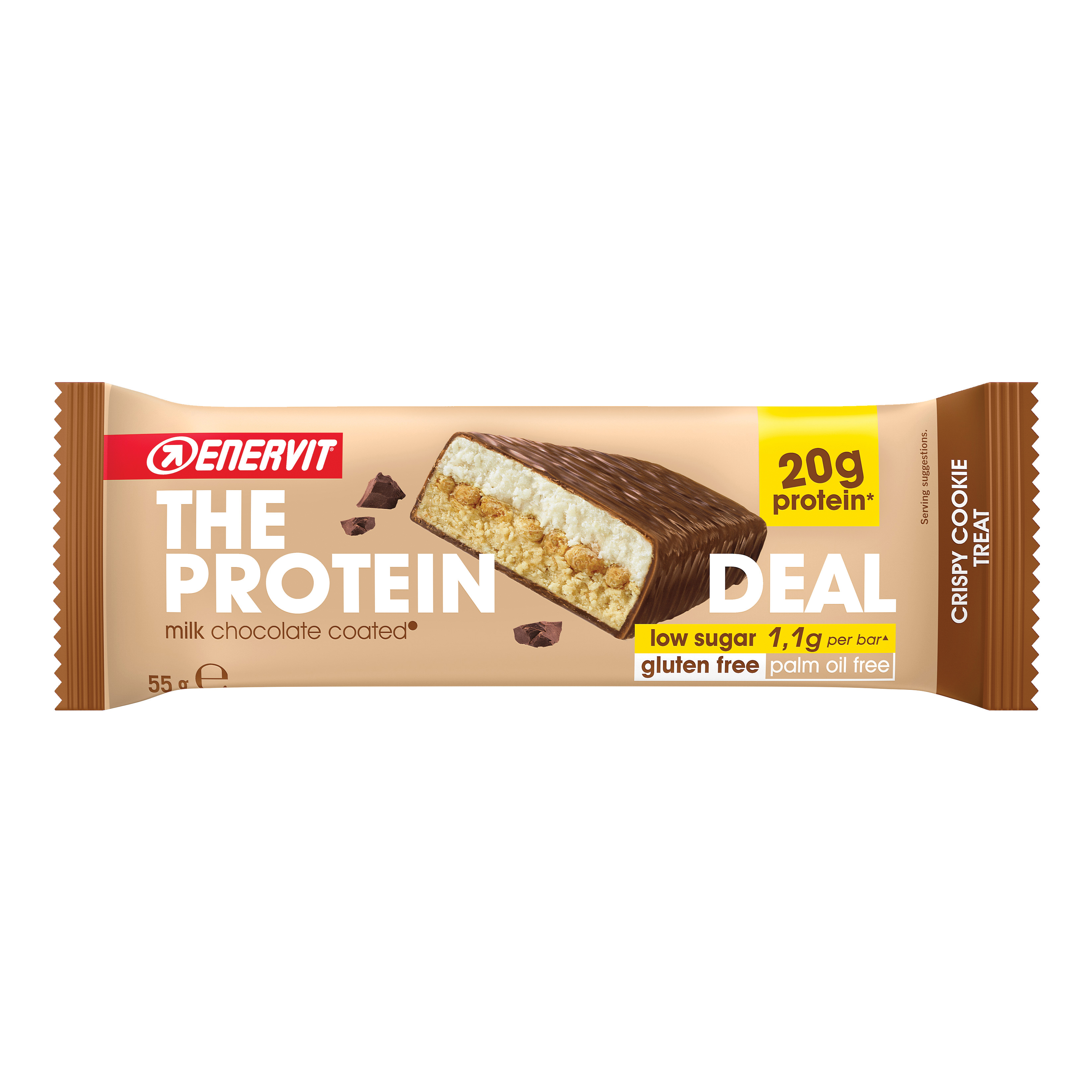 Enervit The Protein Deal Barretta Proteica Gusto Crispy Cookie Treat 55 g