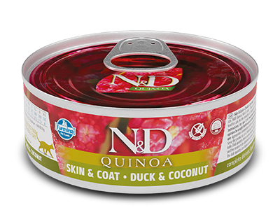 N&amp;d cat quinoa skin &amp; coat duck &amp; coconut 80 g