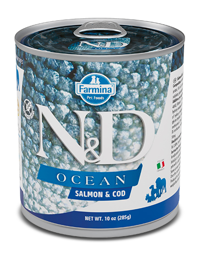 N&amp;d dog ocean salmon &amp; codfish 285 g