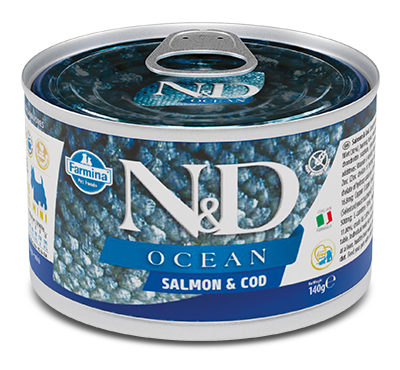N&amp;d dog ocean salmon &amp; codfish 140 g