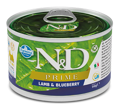 N&amp;d dog prime lamb &amp; blueberry 140 g