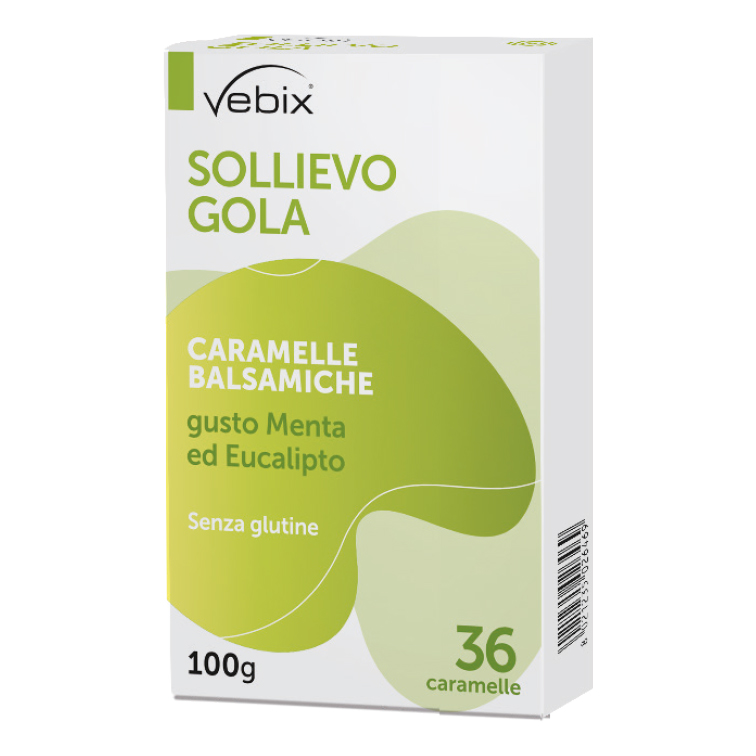 Vebix nutrients sollievo gola 18 pastiglie balsamiche