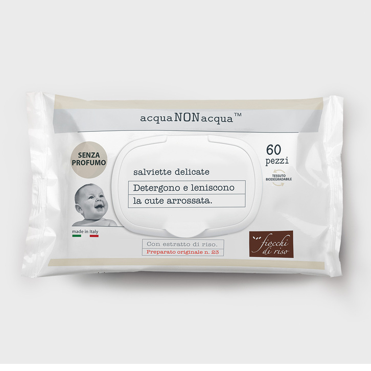 Fiocchi di riso acqua non acqua senza profumo