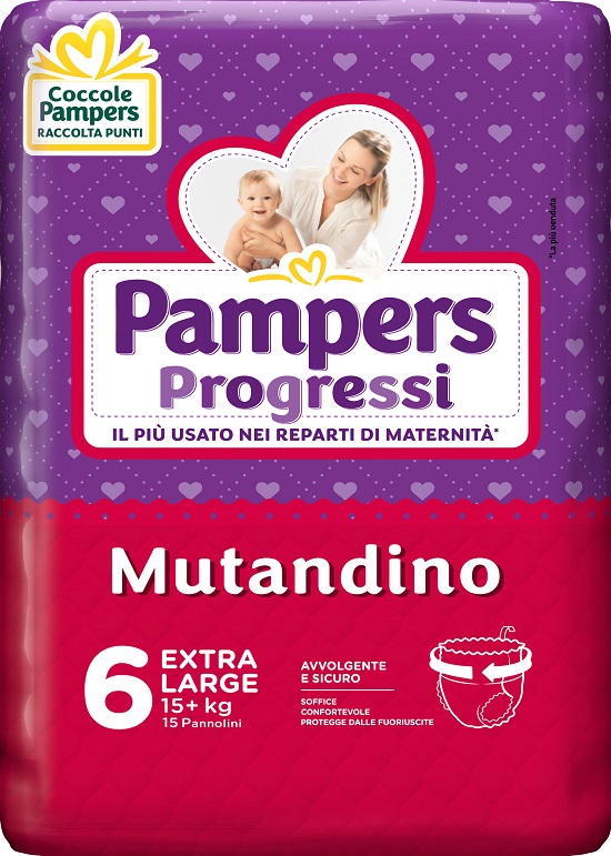 Pampers Prog.Mut.Xl 15Pezzi