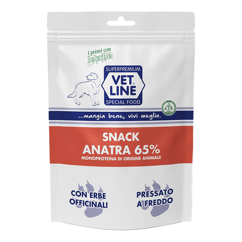 Vet line snack anatra 80 g