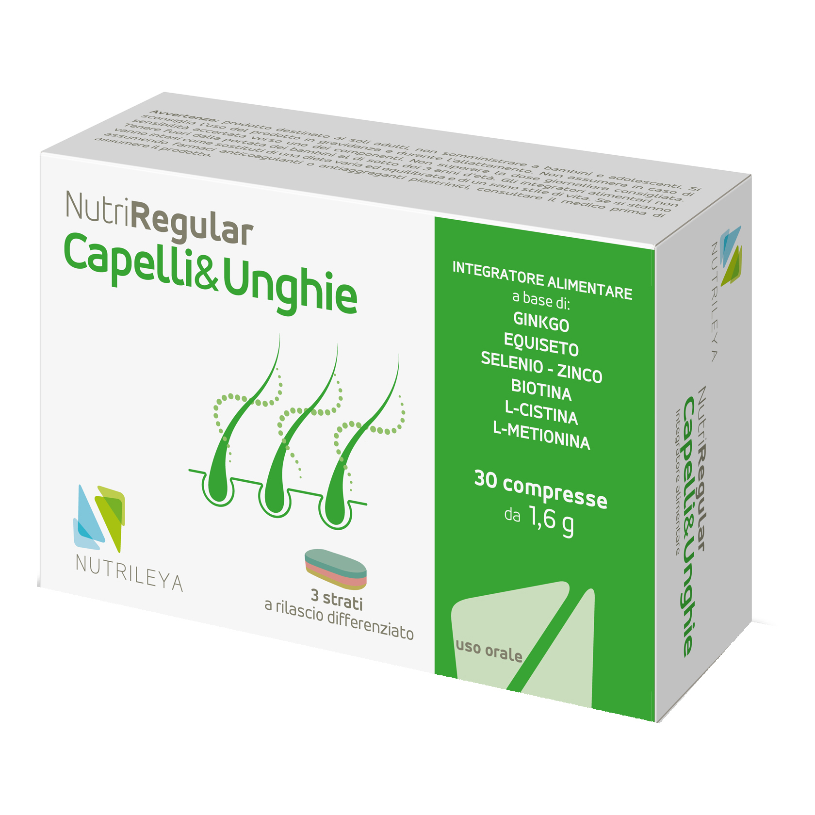 Nutriregular capelli &amp; unghie 30 compresse
