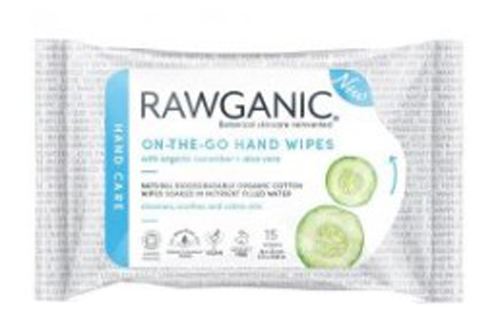 Rawganic salviette detergente mani 15 pezzi