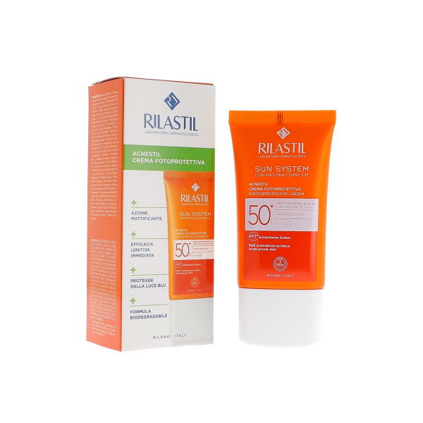 Rilastil sun ppt spf 50+ acnestil crema 40 ml