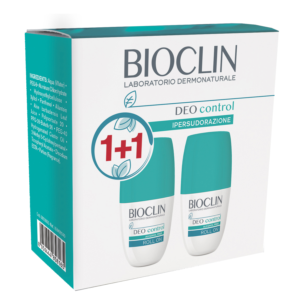 Bioclin deo control roll on 50 ml bipack