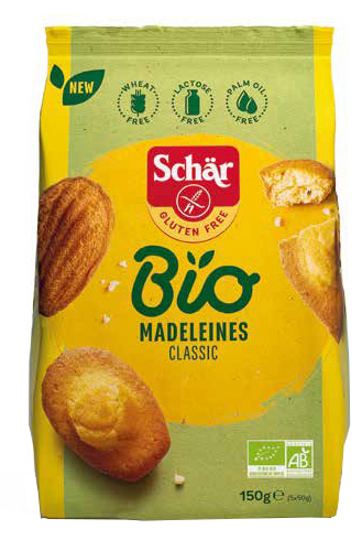 Schar bio magdalenas class150g