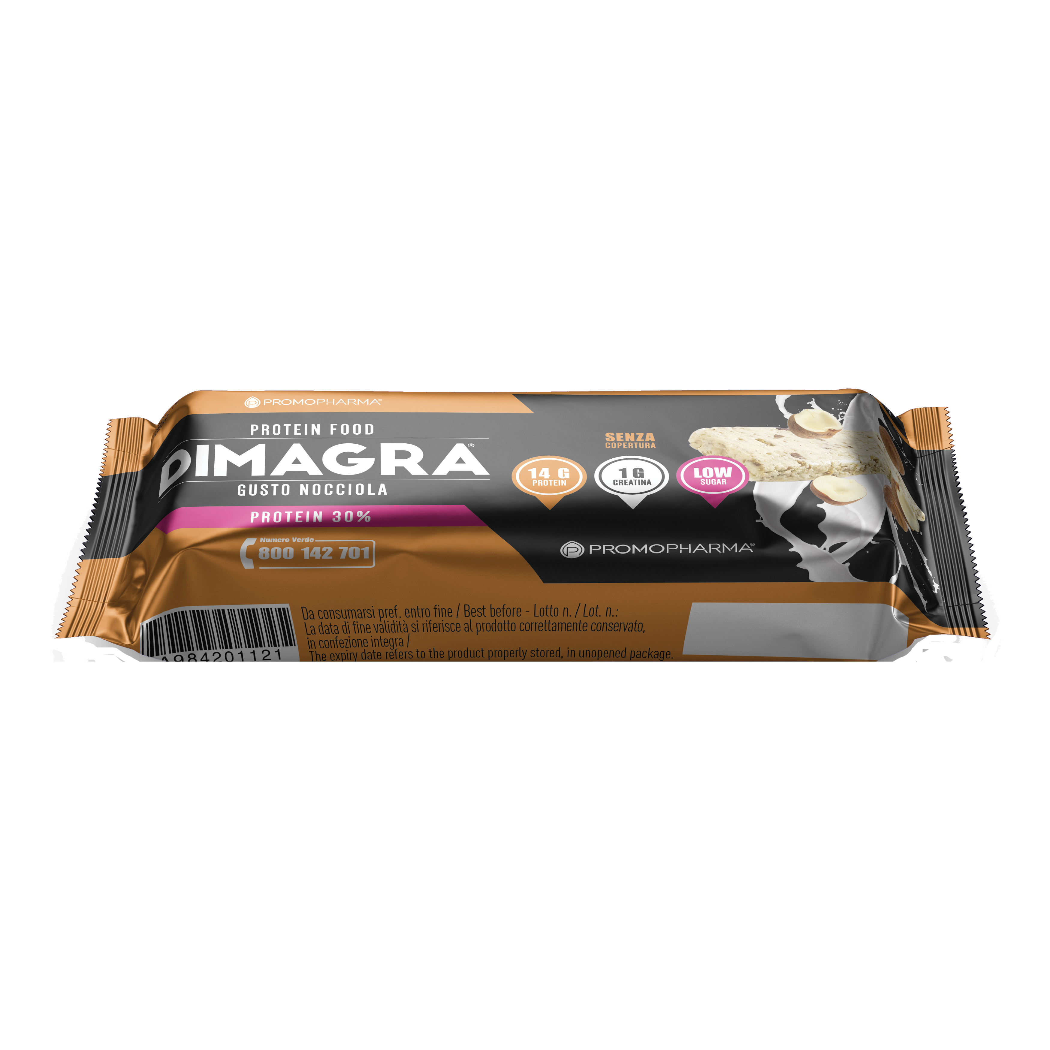 Protein bar nocciola 45 g