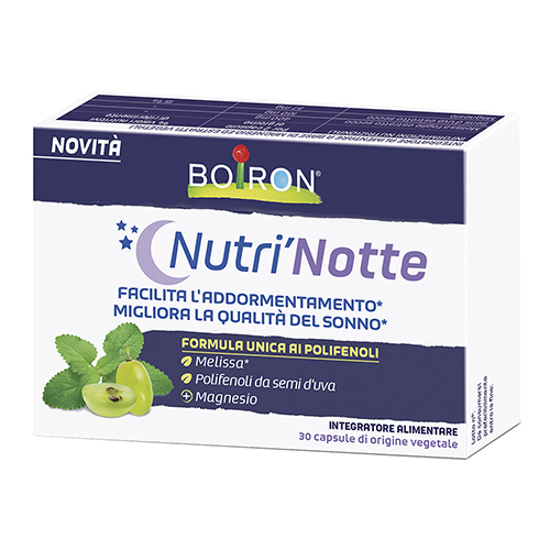 Boiron Nutri' Notte Integratore Sonno e Addormentamento 30 Capsule Vegetali