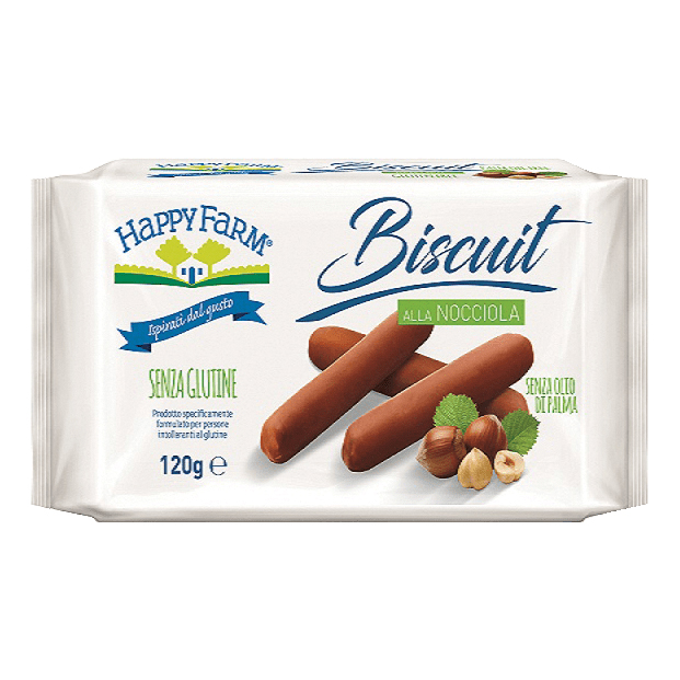 Happy Farm Biscotti Nocciola 120g