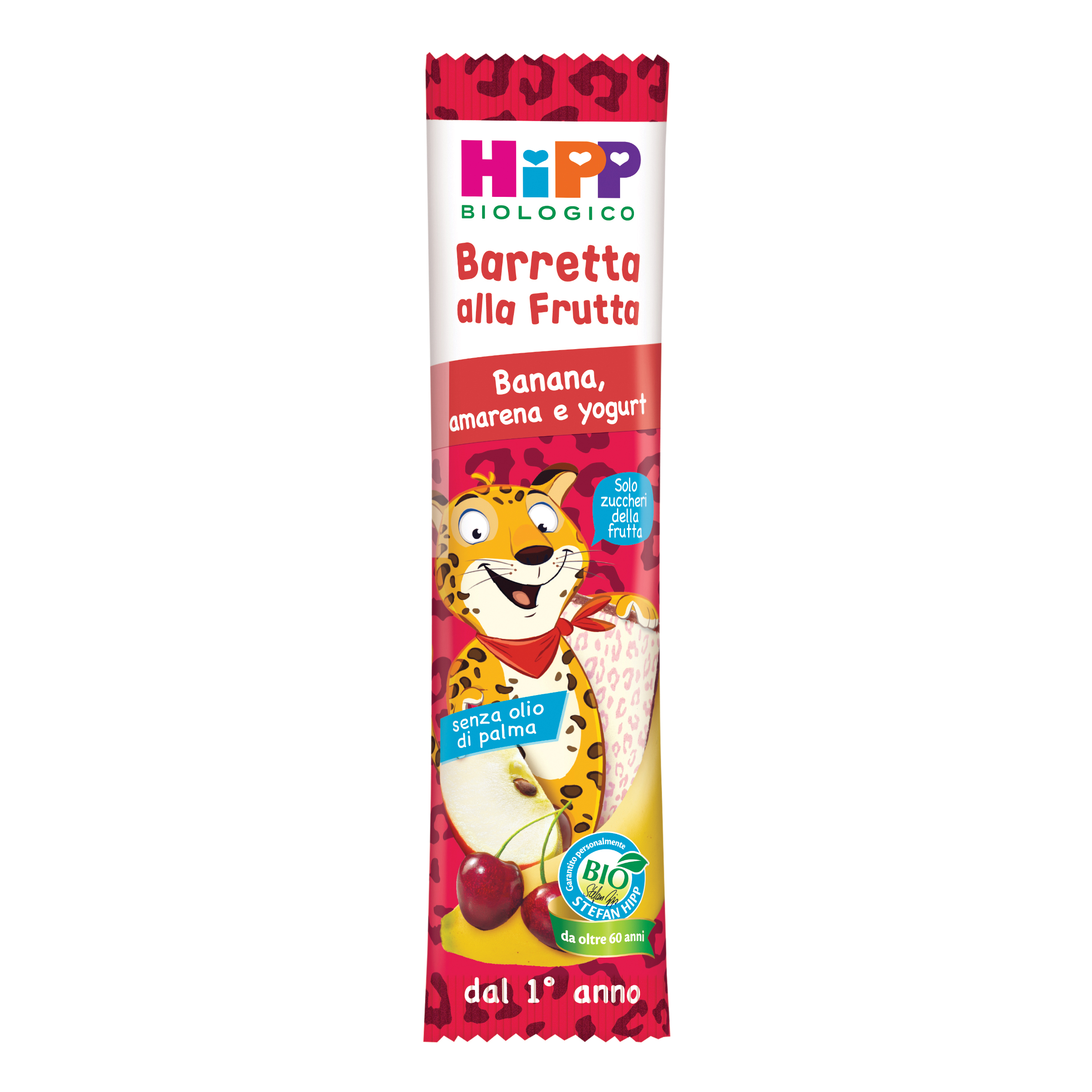 Hipp bio barretta alla frutta banana/amarena/yogurt 23 g