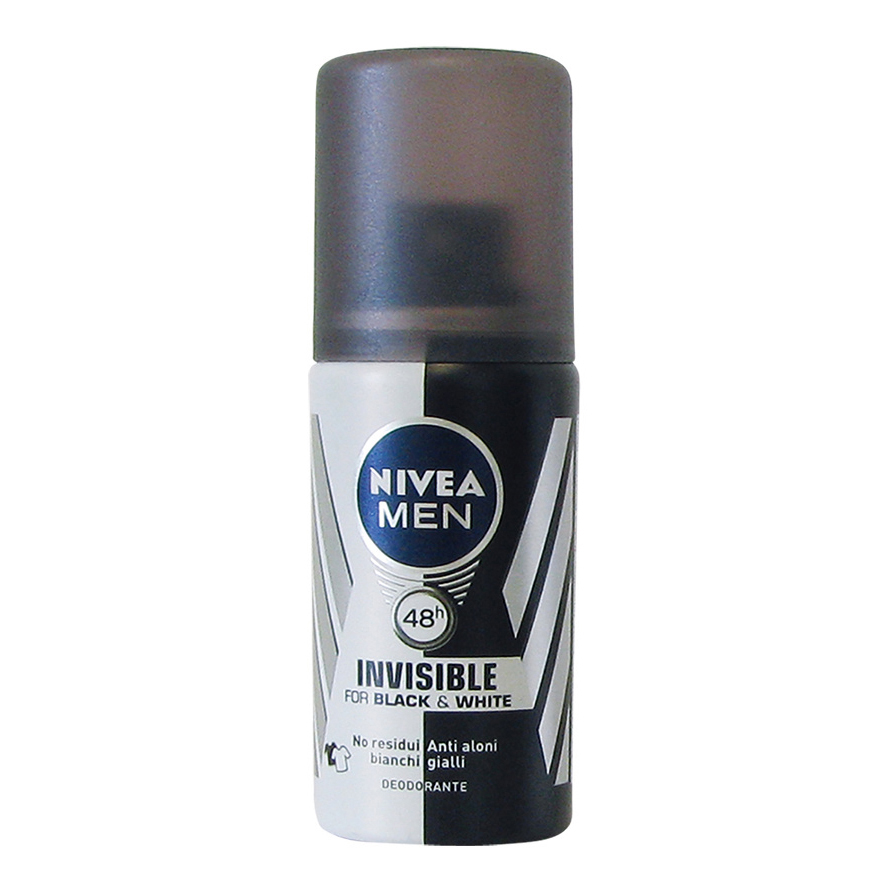 Nivea men black&amp;white invisible original spray mini 35 ml