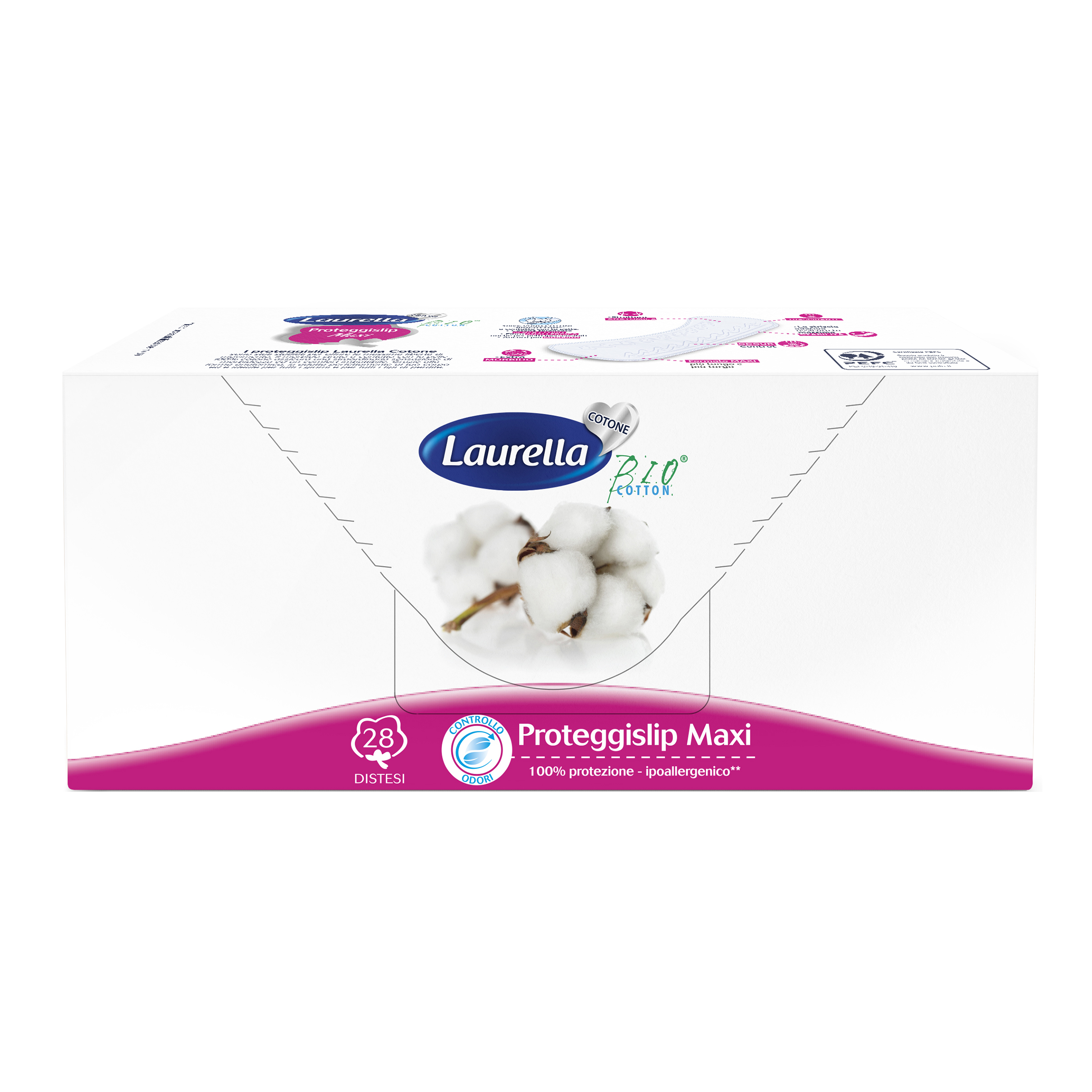 Laurella Cotone Proteggislip Maxi 28 Pezzi