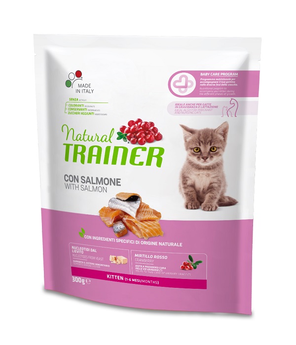 Trainer Gatto Natural Kitten Salmone 300 Gr