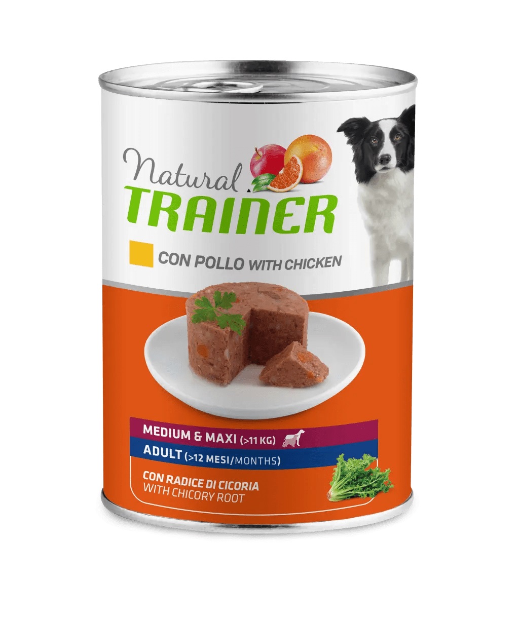 Trainer Cane Natural Adulto Medium&Maxi Pollo 400 Gr