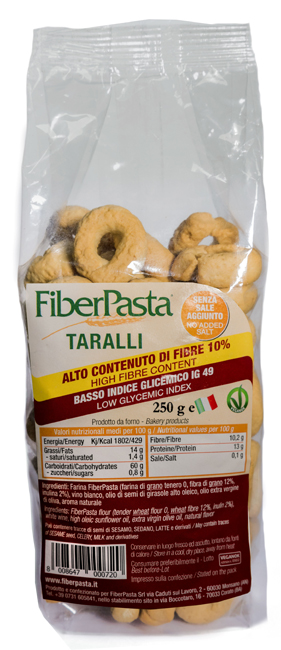 Fiberpasta taralli basso ind.