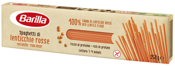 Barilla spaghetti di lenticchie rosse 250 g
