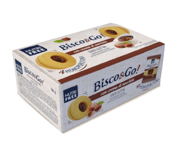 Nutrifree Biscuit &amp; Go Nocciole 4x40g